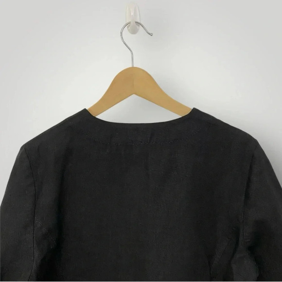 EILEEN FISHER Linen Cardigan Jacket Sz M - Picture 6 of 11